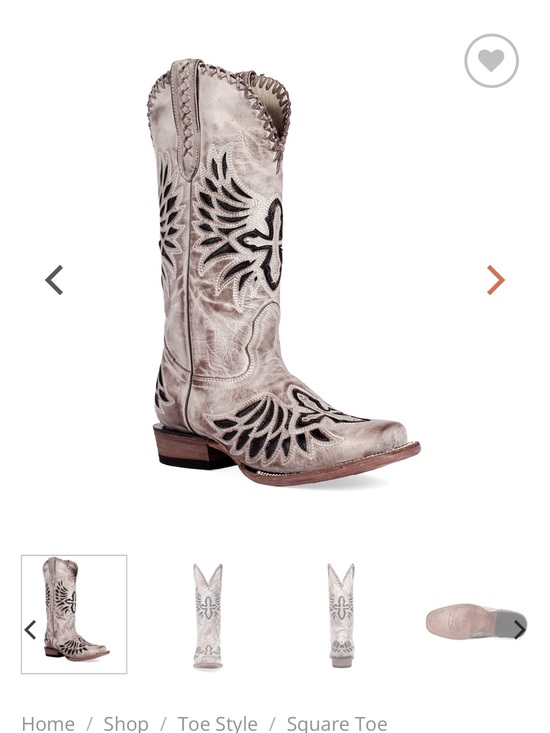 J.B. Dillon Shoes - NWT J.B. Dillon Reserve Gray Leather Western Cowgirl Boots Cross Detail 9B
